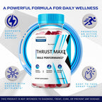 Thrust Maxx Gummies para Hombres - Complemento de Vitaminas y Minerales en Gominolas