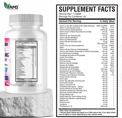 America Medic & Science Multivitaminas para – Fórmula fácil de tomar: Los comprimidos recubiertos son suaves para – Image 5
