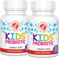 Silver Fern Brand Kids Ultimate Probiotic - 2 Botellas - 30 Comprimidos Masticables C/U - Sin Azúcar ni Gluten - Suplemento Infantil con Cepas Bacillus
