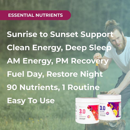Youngevity Beyond Tangy Tangerine 3.0 Rise & Restore | Dual-System Supplement for Day & Night | Natural Energy, Cognitive – Image 7