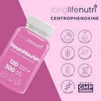 NeuroNourish Centrophenoxine 300 mg - 120 Cápsulas Vegetales - LongLifeNutri