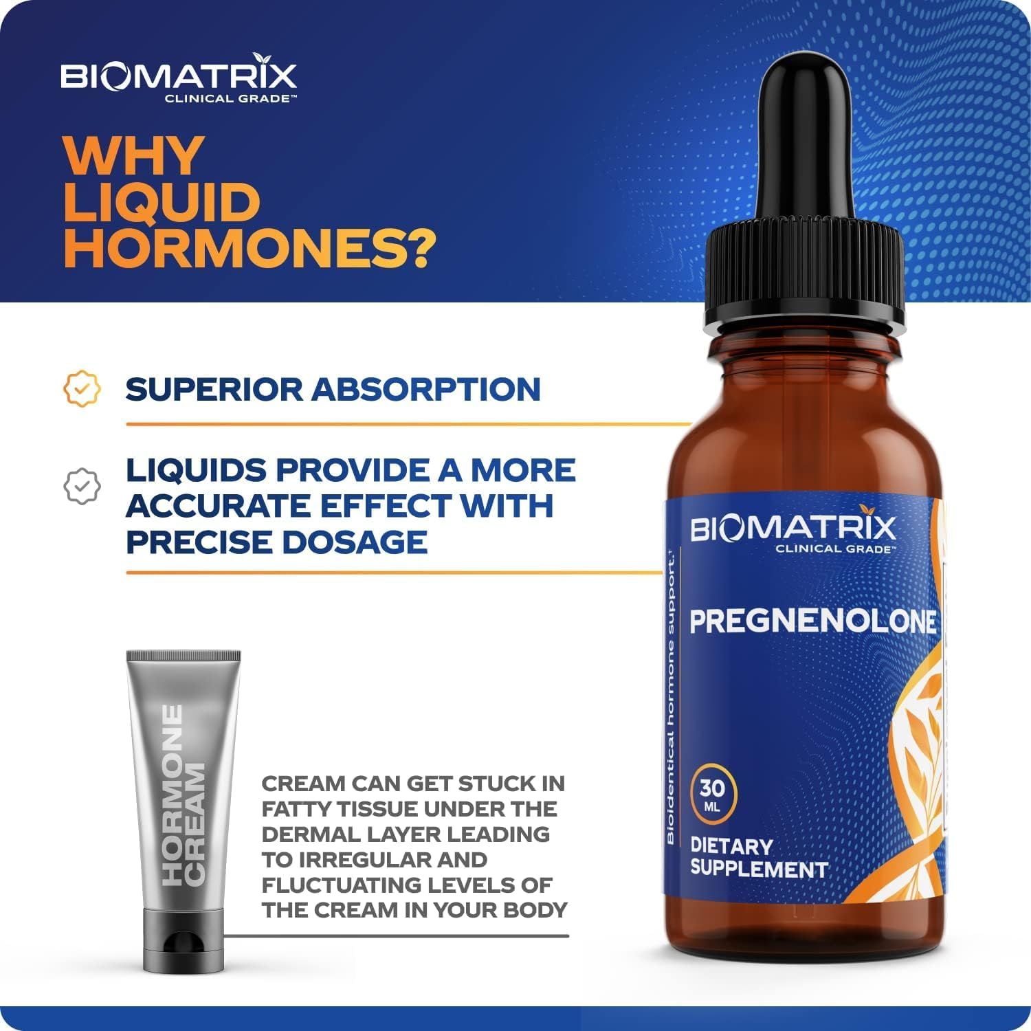 BioMatrix Pregnenolona Líquida Sublingual - 30 ml