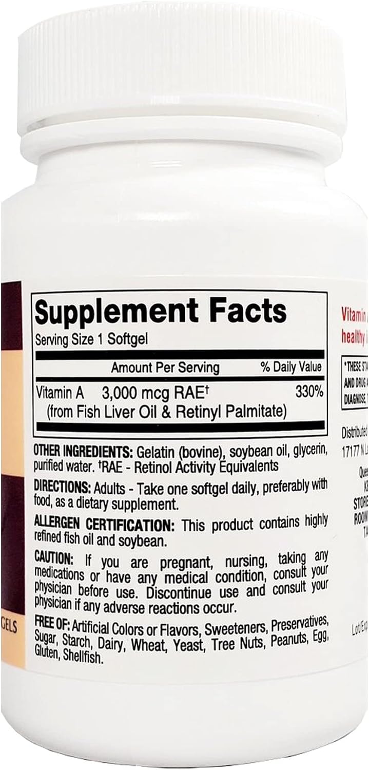Major Vitamin A Cápsulas 100 uds