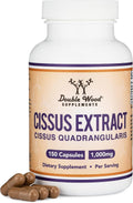 Double Wood Supplements Cissus Quadrangularis Super Extract, 150 Cápsulas (1000mg)