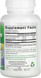 Best Naturals Berberine Plus 1000mg por dosis – 120 Cápsulas