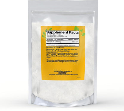 Unpretentious Vitamina C en Polvo Ácido – Contribuye a la protección de las células frente al daño oxidativo. – Image 2