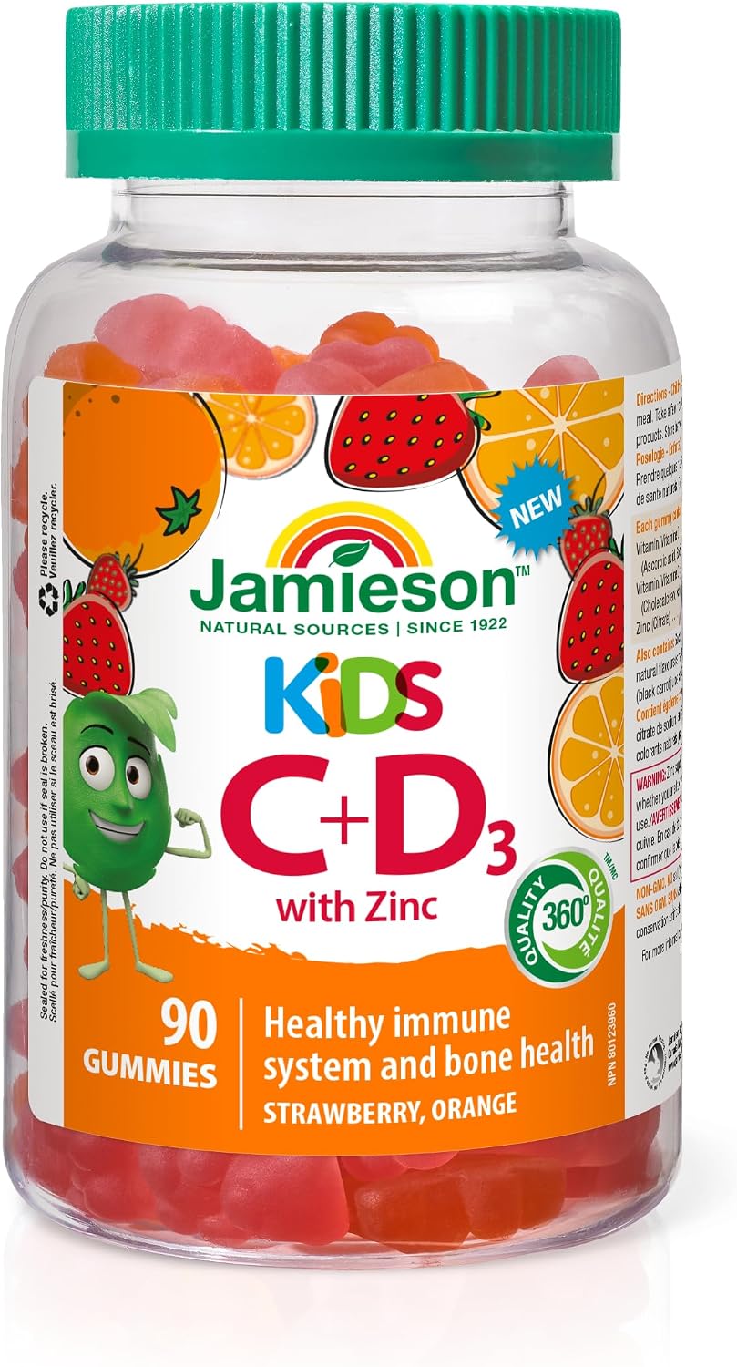 Gominolas de Vitamina C + D3 + Zinc para Niños
