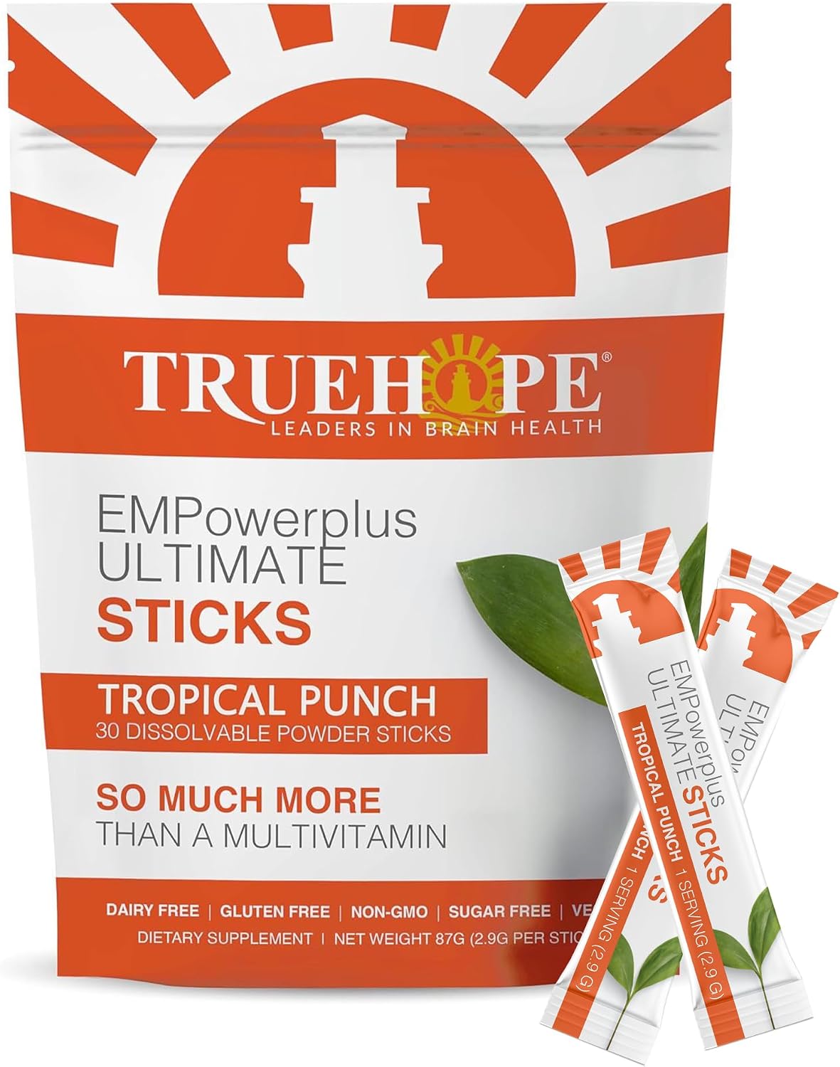 Truehope EMPowerplus Ultimate Multivitamin Nootropic Pouches con Inositol - 30 Sobres (Sour Berry)