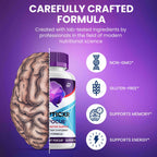 SynapticXR Brain Supplement Capsules – Fórmula Máxima Potencia Natural (60 Cápsulas)