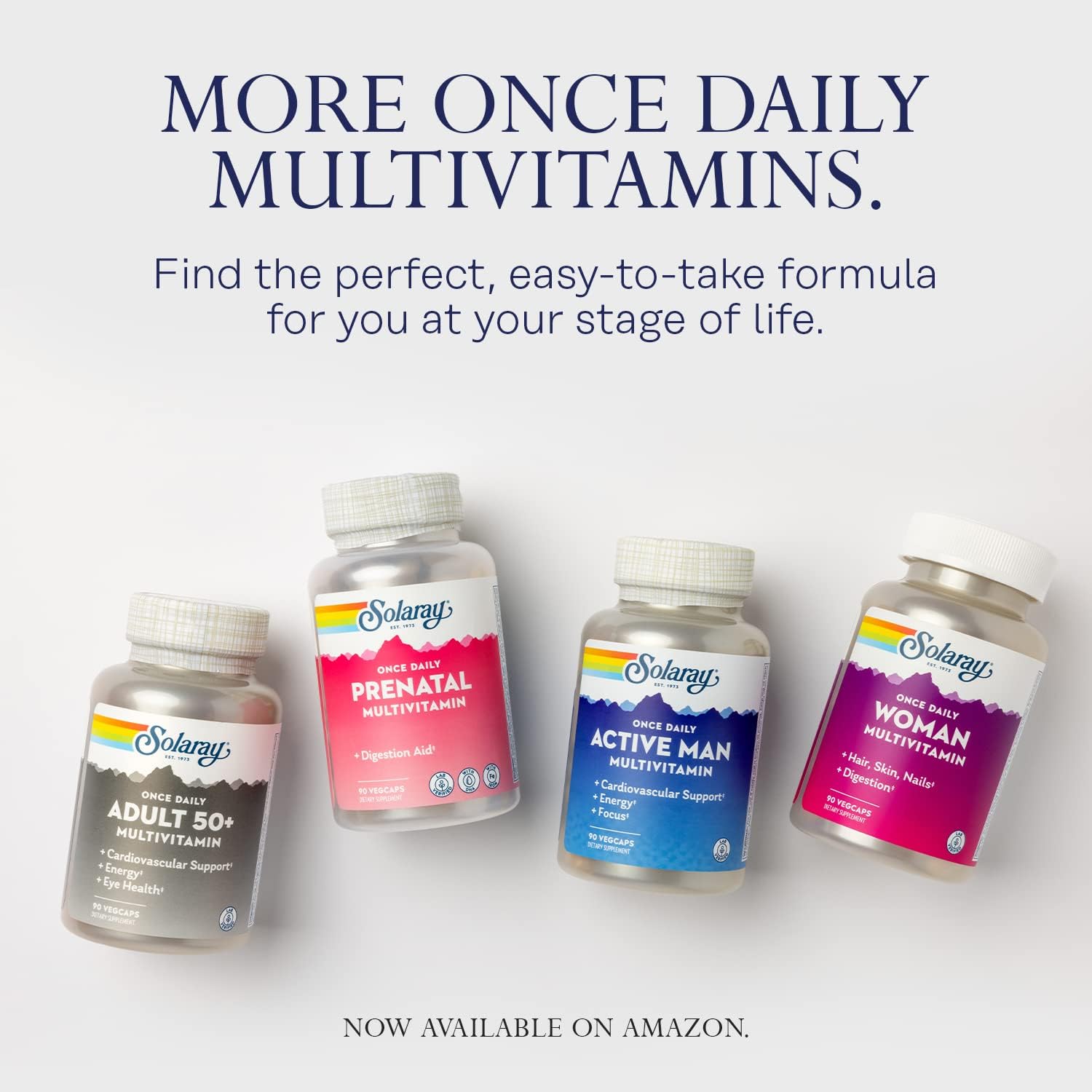 SOLARAY Once Daily Active Man Multivitamin - Multivitamínico para hombres activos