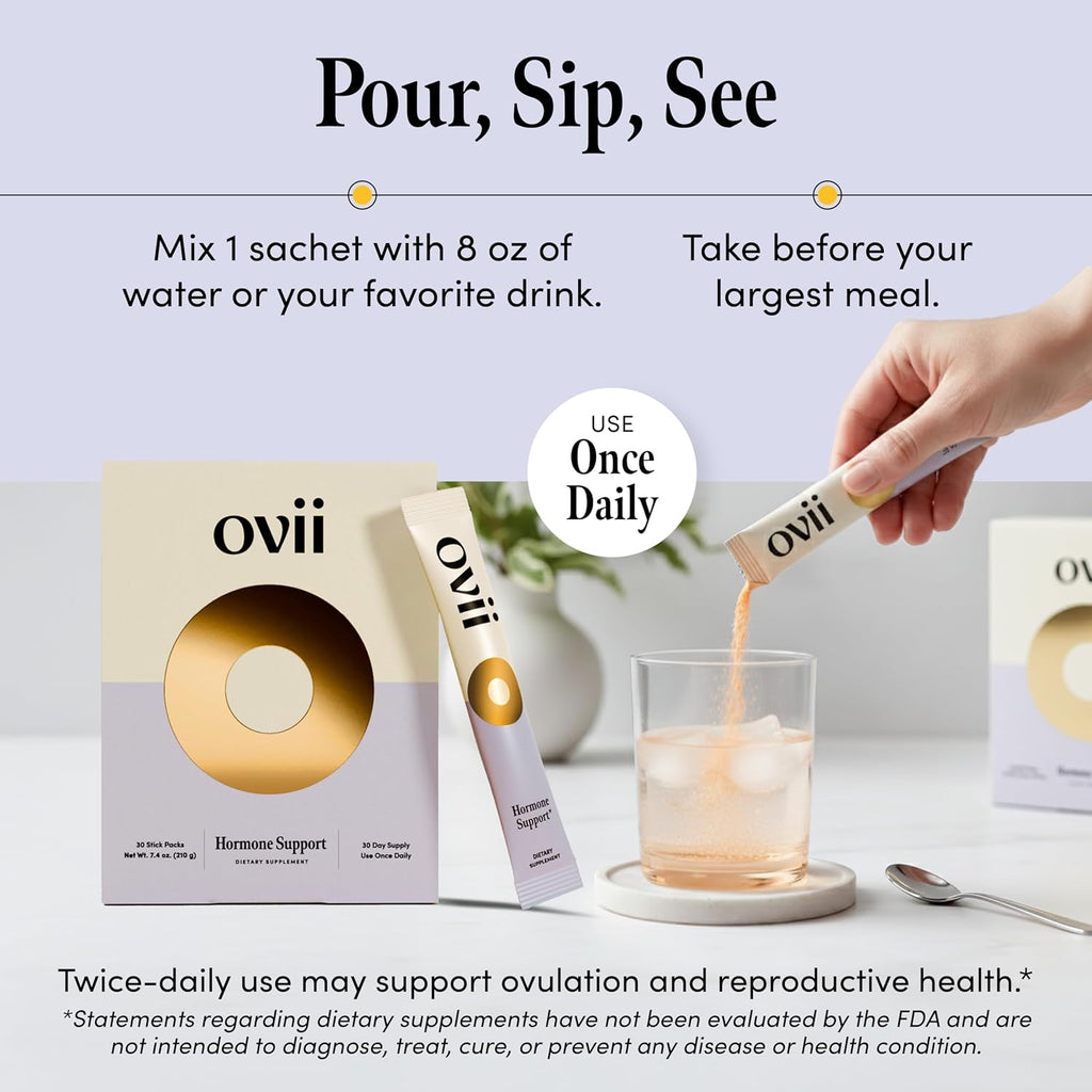 Ovii Apoyo Metabólico para Mujeres – Myo-Inositol y D-Chiro Inositol 40:1 con Morera Blanca y Vitamina D3 – 60 Dosis