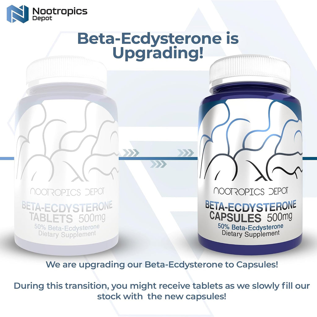 Beta-Ecdysterone 50% Cápsulas | 500 mg | Extracto de Cyanotis Arachnoidea | 30 Unidades