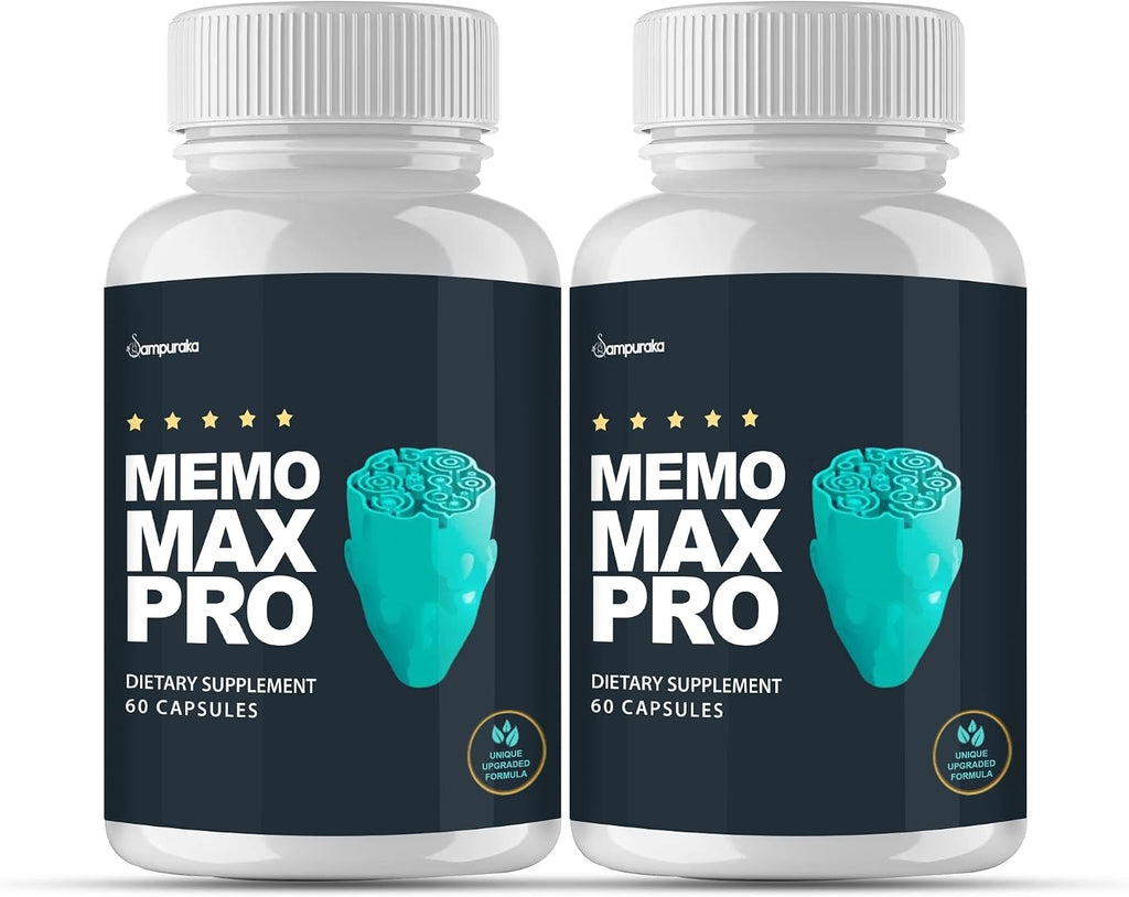 Memo Max Pro Advanced Formula Supplement – 2 Paquetes (60 Días de Suministro)