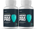 Memo Max Pro Advanced Formula Supplement – 2 Paquetes (60 Días de Suministro)