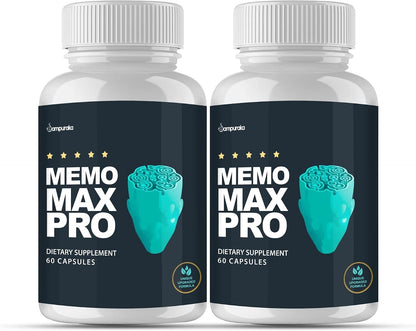 Memo Max Pro Advanced Formula Supplement – 2 Paquetes (60 Días de Suministro)