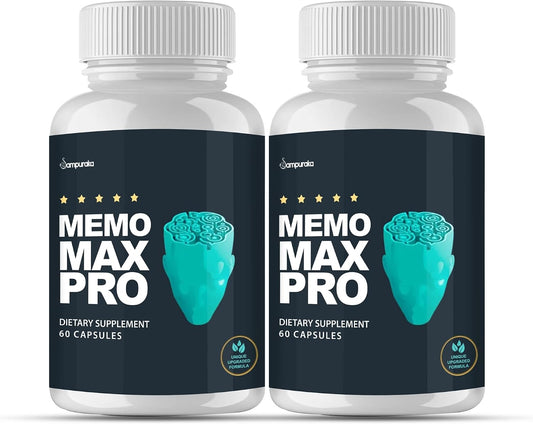 Memo Max Pro Advanced Formula Supplement – 2 Paquetes (60 Días de Suministro)
