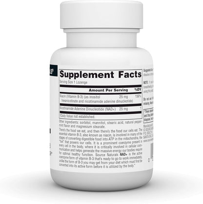 Source Naturals NAD+ Coenzimado B-3, 25 mg – – Contribuye al funcionamiento normal del sistema nervioso. – Image 2
