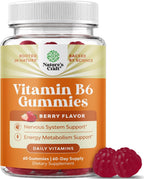Potent Vitamin B6 Gummies for Adults - Suplemento de Vitamina B6 en Gominolas Veganas para Hombres y Mujeres - 30 Unidades