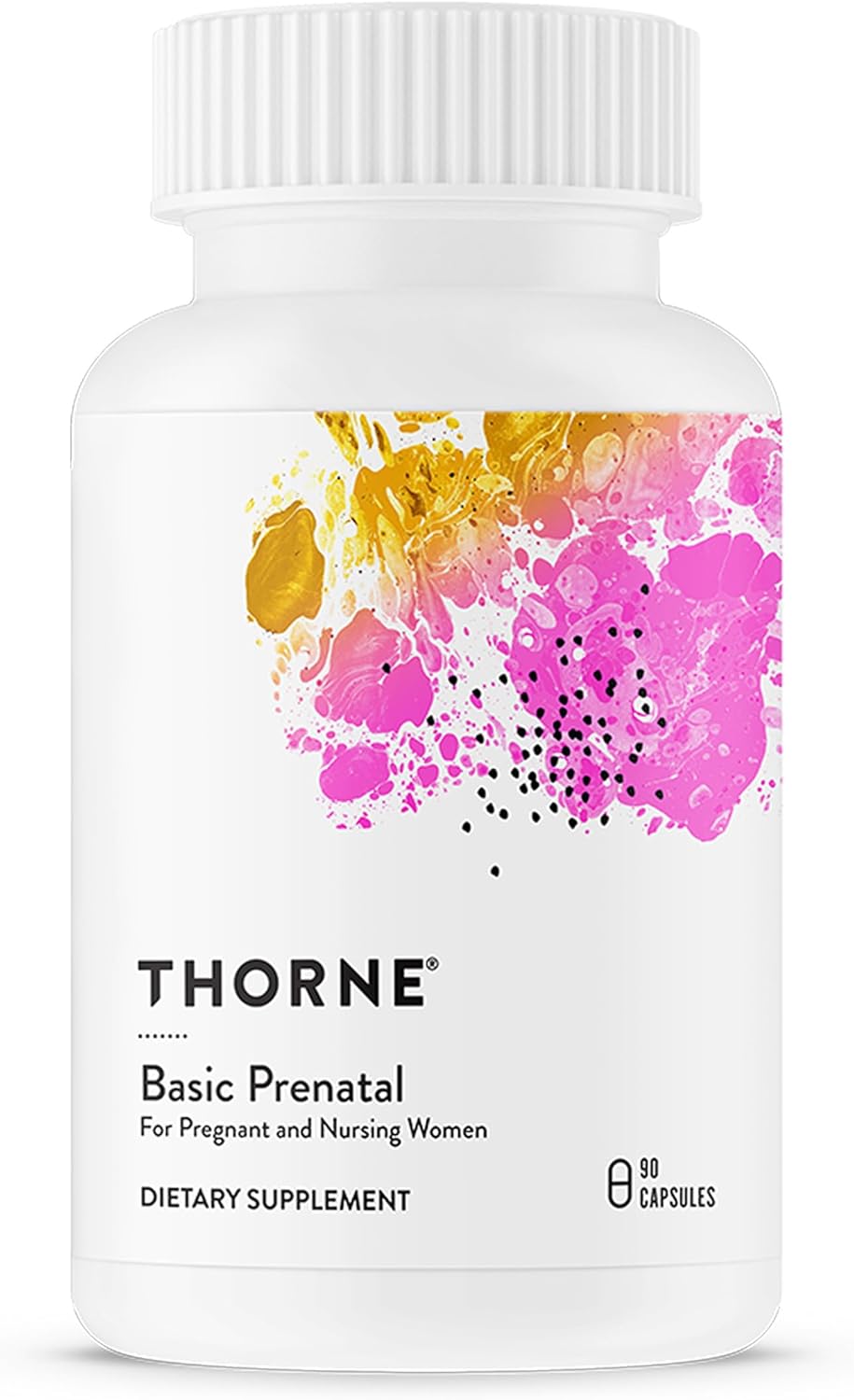 THORNE Basic Prenatal - Multivitamínico prenatal con folato activo y colina para embarazo y lactancia