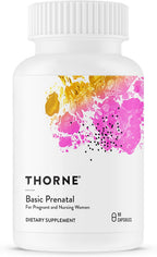 THORNE Basic Prenatal - Multivitamínico prenatal con folato activo y colina para embarazo y lactancia
