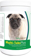 Healthy Breeds Pug Multi-Tabs Plus - Comprimidos masticables para perros - 365 unidades