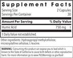 Allergy Research Group Ácido Húmico - 750 mg - 60 Cápsulas