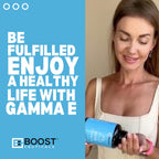 BoostCeuticals Gamma E 90mg Tocoferoles Mixtos - 180 Cápsulas Veganas