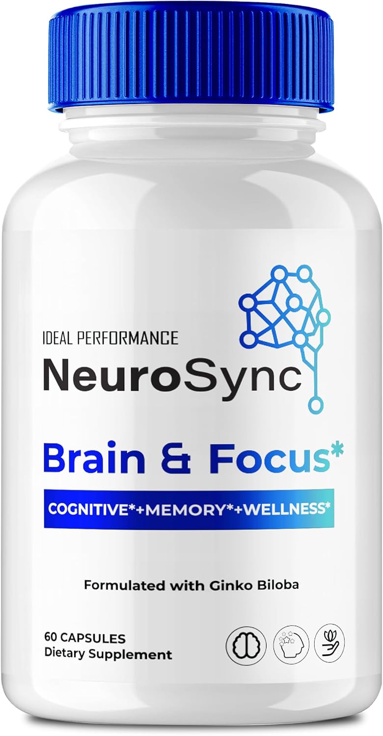 Neuro Sync Capsules - Fórmula Avanzada Nootrópica para la Salud Cerebral y Concentración (60 Cápsulas)