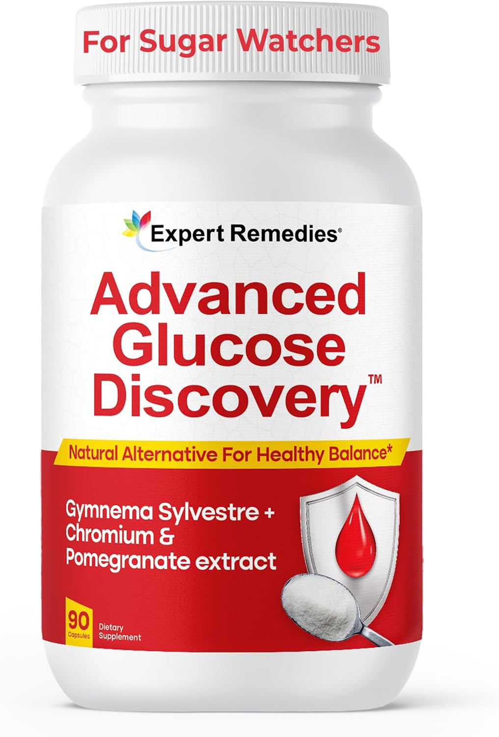 Advanced Glucose Discovery - Complemento para Metabolismo Glucémico con Gymnema Sylvestre, Granada y Crominex 3+ | 90 Cápsulas Veganas
