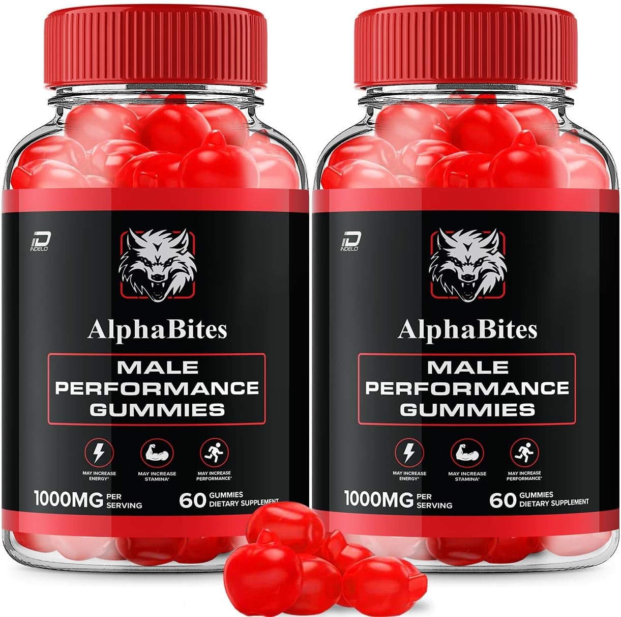 Alpha Bites for Men Gummies – 120 Gominolas (2 Paquetes)