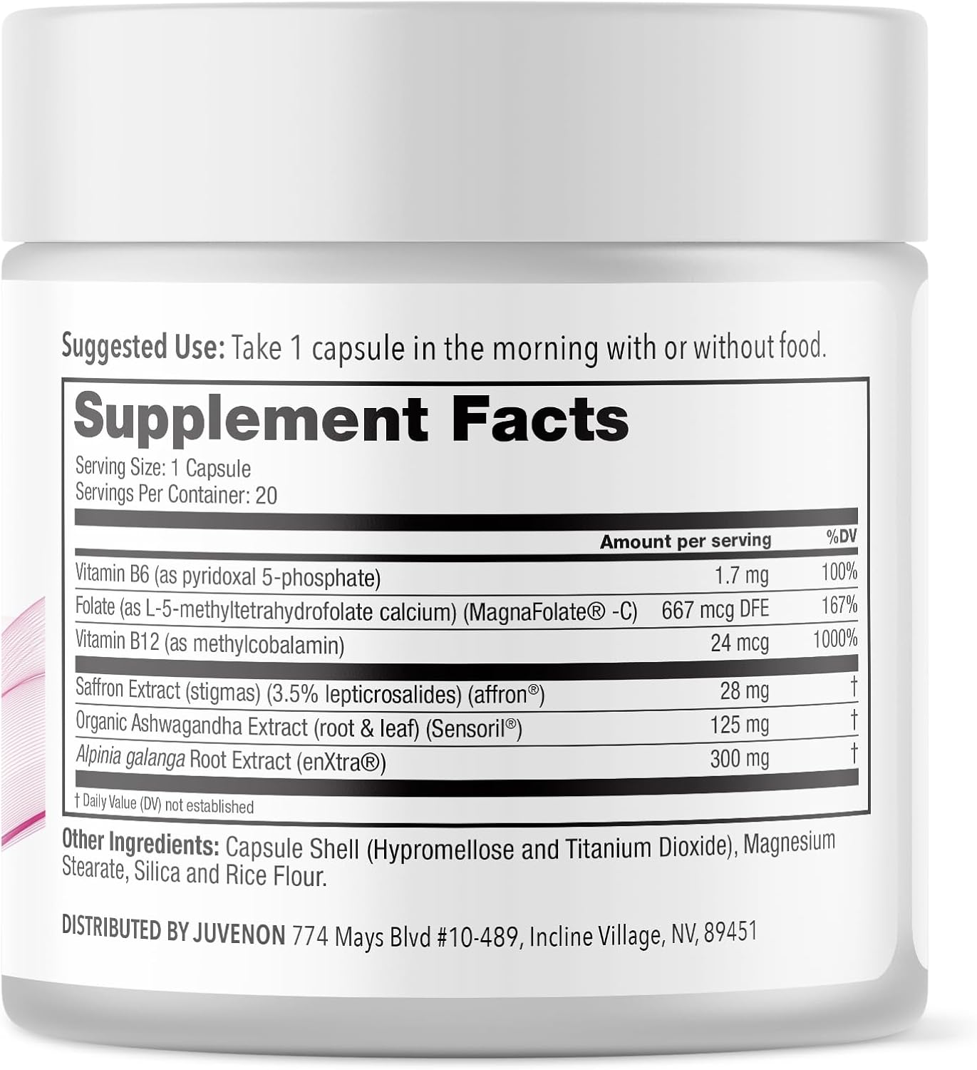Juvenon Menopausia – Suplemento Natural para Mujeres, 30 Cápsulas