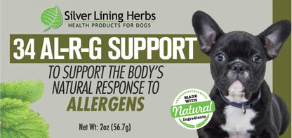34 Canine Al-R-G - Complemento Herbal para – Bilberry : tradicionalmente usado para la salud ocular. – Image 2