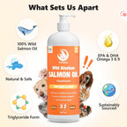 Aceite de Salmón Salvaje para Perros y Gatos, 946 ml
