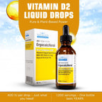 Nivagen Gotas Líquidas de Vitamina D2, 400 UI por Dosis, 60 ml
