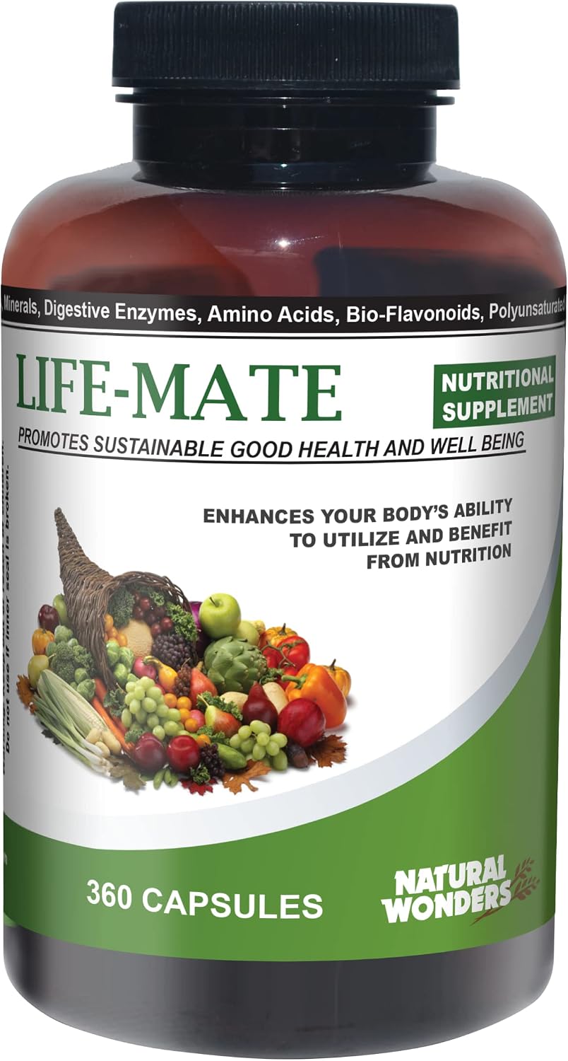 Natural Wonders Life Mate – Multivitamínico Completo, 360 Cápsulas