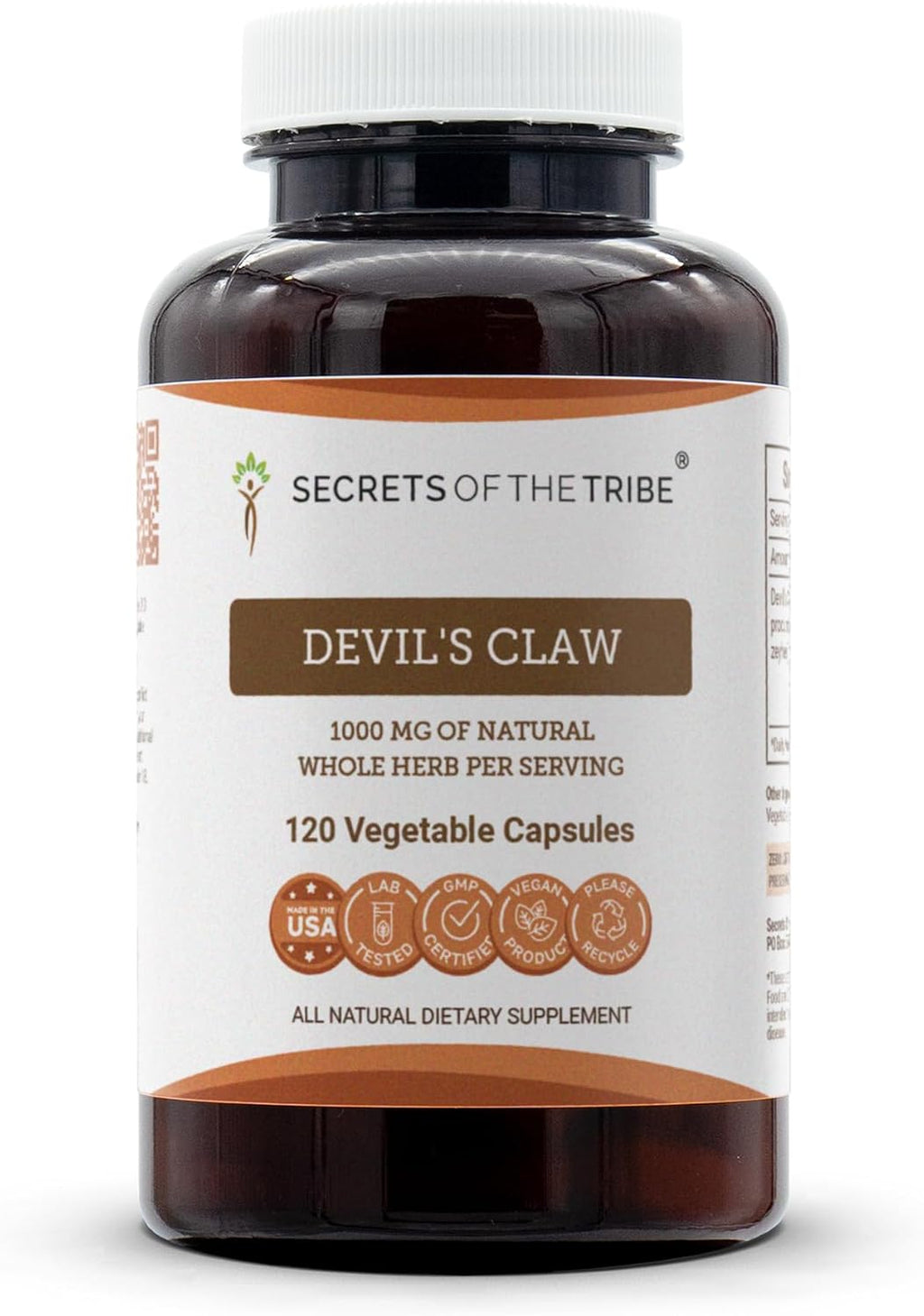 Secrets of the Tribe Garra del Diablo 1000 mg - 60 Cápsulas