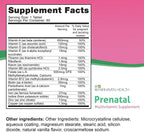 Fairhaven Health Peapod Prenatal Multivitamin - 1 al Día, Sabor Vainilla - 60 Comprimidos (2 Meses de Suministro)