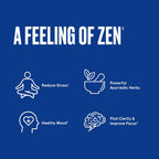 Bulletproof Zen Mode Cápsulas para el Alivio del Estrés y la Tranquilidad, 45 unidades