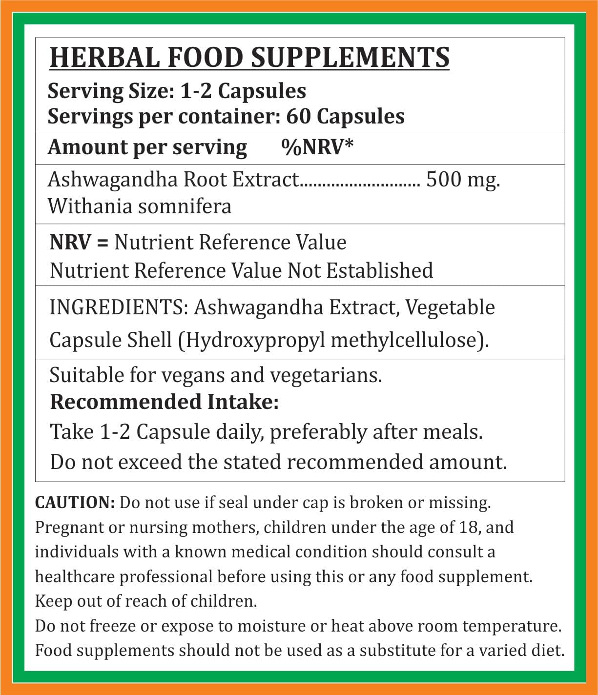 Ashwagandha Forte Cápsulas 500 mg – 60 Cápsulas Vegetales – Satya Naturals (Pack de 4)