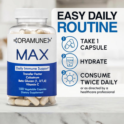 Oramune Max Support – Suplemento Inmunitario – Beta-1,3/1,6-D-Glucano: un polisacárido que estimula la actividad – Image 3