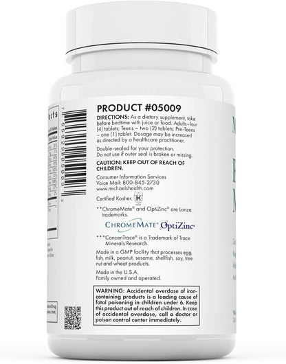 Michael's Health Minerales Esenciales - 120 – Zinc: Contribuye al funcionamiento normal del sistema inmunitario y – Image 3