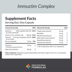 Fórmulas Profesionales Immustim Complex - Glándulas Liofilizadas con Apoyo Sinergístico para la Salud Inmunológica, la Salud Respiratoria y el Equilibrio Inflamatorio Normal - Hipoalergénico, Sin Gluten, 60 Cápsulas