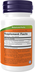 Now Foods Petasites con Matricaria, 60 Cápsulas Vegetales (Paquete de 2)