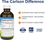 Carlson - B-6 Líquido, Vitamina B-6, Producción de Energía, Salud Cardíaca, Sabor a Limonada de Bayas, 120 mL