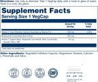 Solaray Reacta-C Vitamina C 500 mg - 60 Cápsulas Veganas de Liberación Prolongada