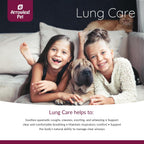 Lung Care de NaturPet Inc para Perros y Gatos | Tintura Herbal 100mL | Apoyo Respiratorio para Mascotas con Problemas de Respiración
