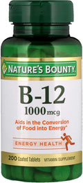 Nature's Bounty B-12 1000 mcg, 200 comprimidos
