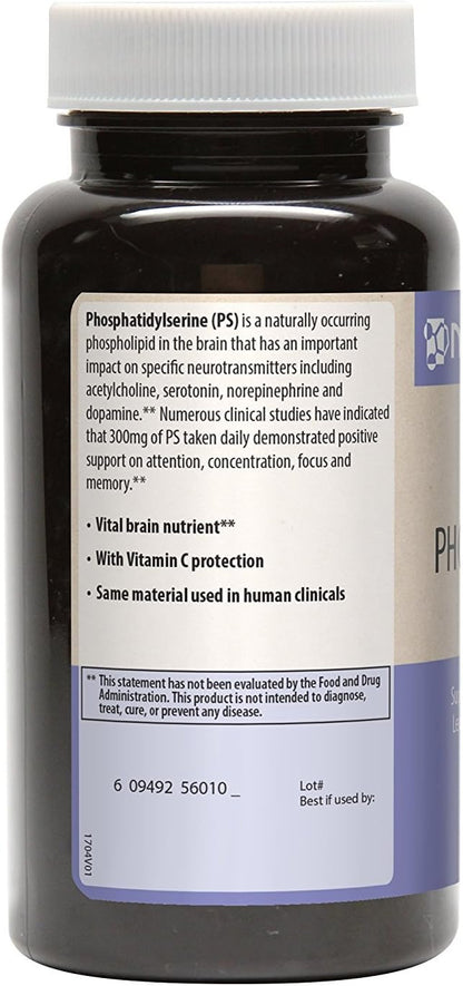 MRM Nutrition PS 10mg - Fosfatidilserina 100mg - 60 Cápsulas – Image 3