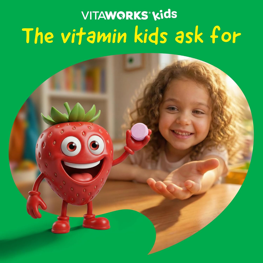 Multivitamínico Infantil con Hierro y Minerales - 120 Comprimidos Masticables