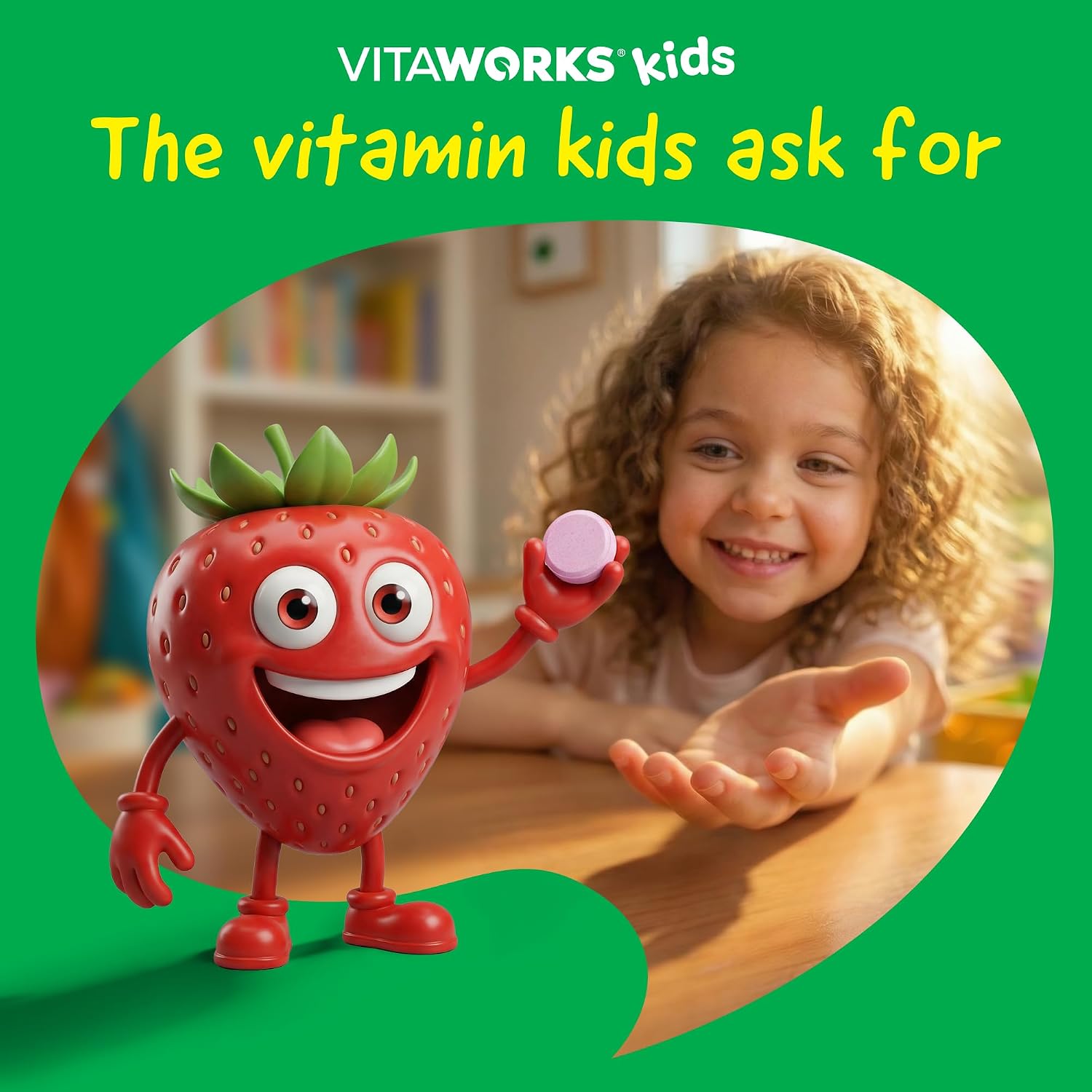 Multivitamínico Infantil con Hierro y Minerales - 120 Comprimidos Masticables